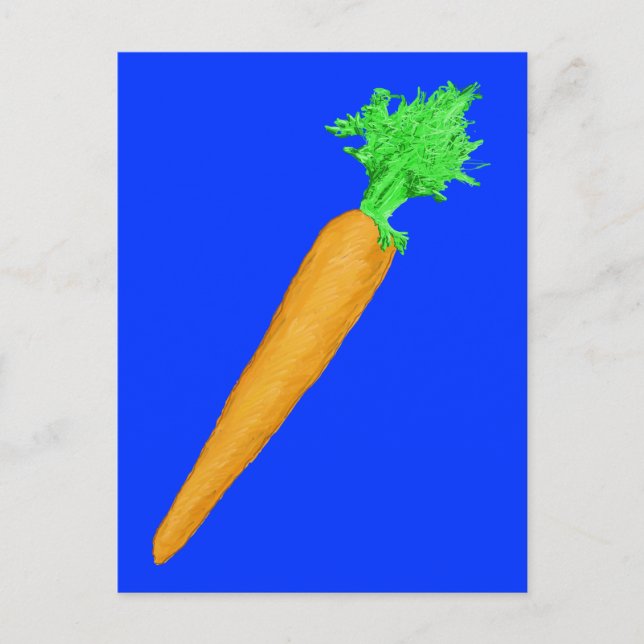 Carte Postale Carotte peinte (Devant)