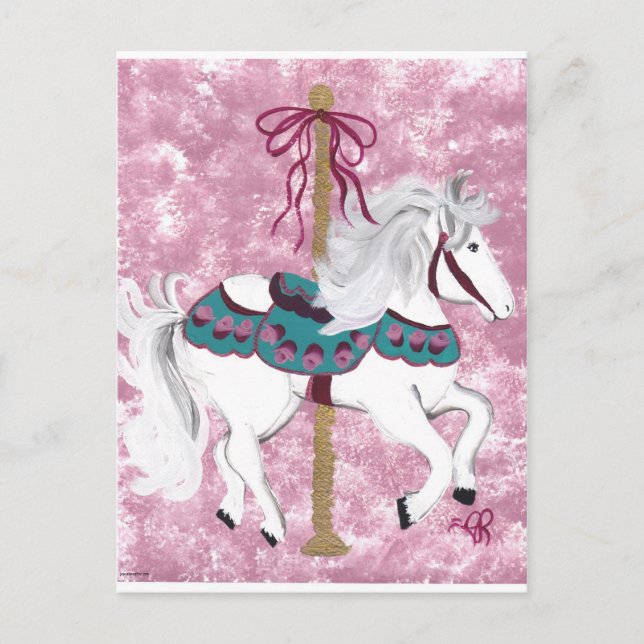 Carte Postale Carousel Horse (Devant)