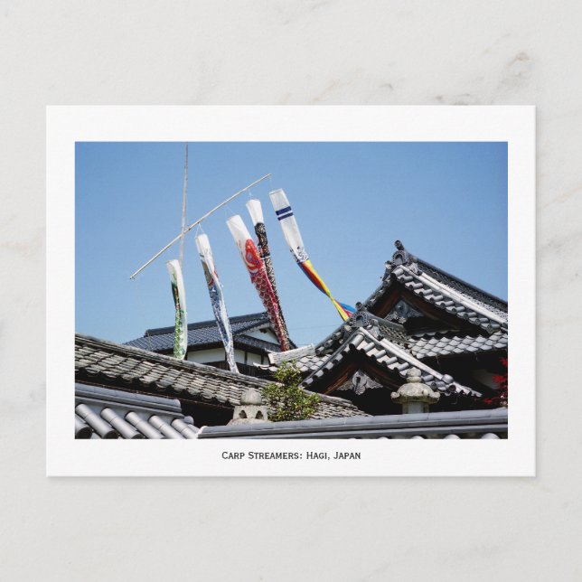 Carte Postale Carp Streamers: Hagi, Japan (Devant)