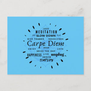 Carte Postale Carpe Diem