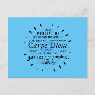 Carte Postale Carpe Diem