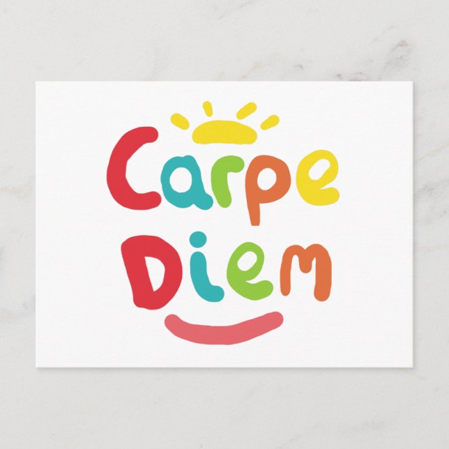 Carte Postale Carpe Diem (Devant)