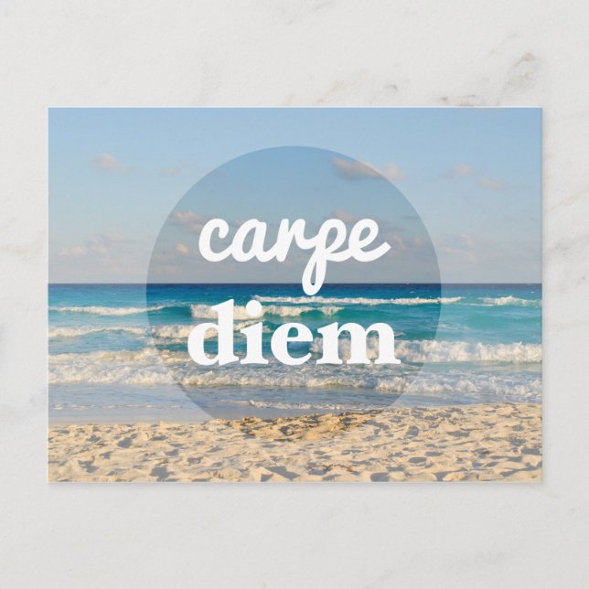 Carte postale Carpe Diem (Devant)