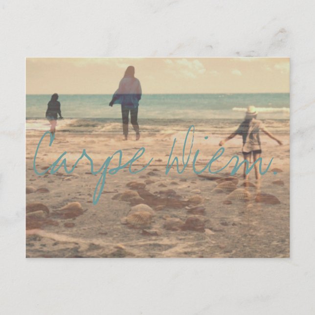 Carte Postale Carpe Diem. (Devant)
