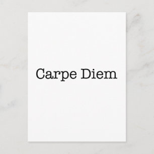Carte Postale Carpe Diem Saisir la citation du jour - Citations