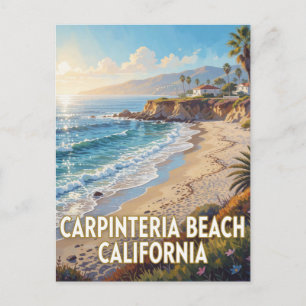 Carte Postale Carpinteria State Beach — Californie