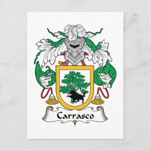 Carte Postale Carrasco Family Crest