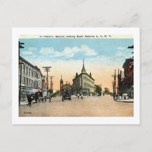 Carte Postale Carré Astoria, Astoria, Queens, New York Vintage