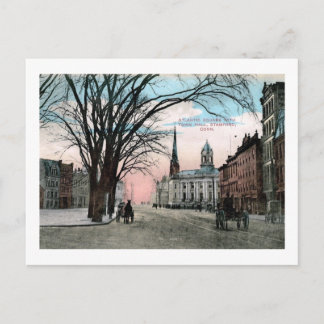 Carte Postale Carré Atlantique, Stamford, CT Vintage