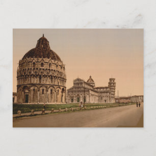 Carte Postale Carré de la cathédrale, Pise, Toscane, Italie