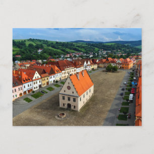 Carte Postale Carré de la vieille ville à Bardejov, Slovaquie