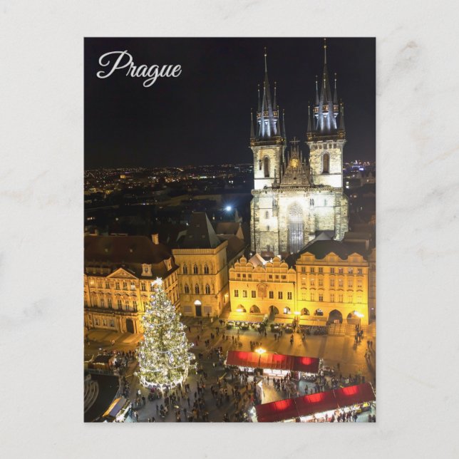 Carte Postale Carré de la vieille ville de Prague (Devant)