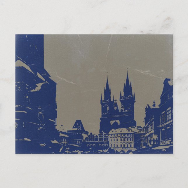 Carte Postale Carré DE LA VIEILLE VILLE DE PRAGUE (Devant)