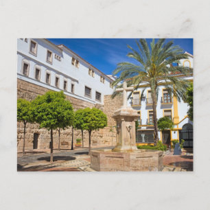 Carte Postale Carré de l'église dans la vieille ville de Marbell