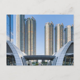 Carte Postale Carré des syndicats de station de Kowloon, Hong