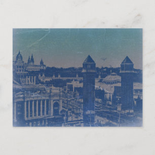 Carte Postale Carré du centre-ville de Barcelone