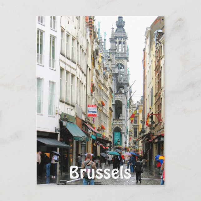 Carte Postale Carré du marché de Bruxelles (Devant)