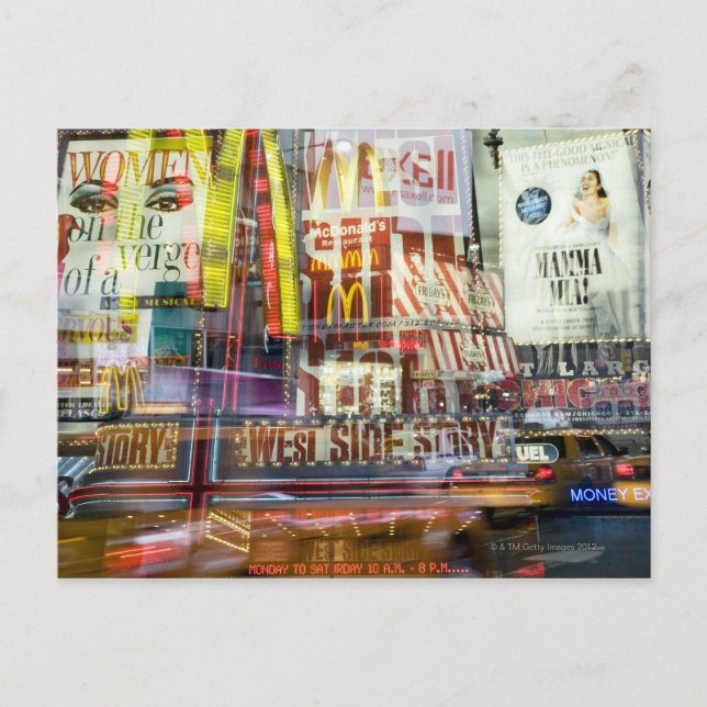 Carte Postale Carré du Times à Twilight (Devant)