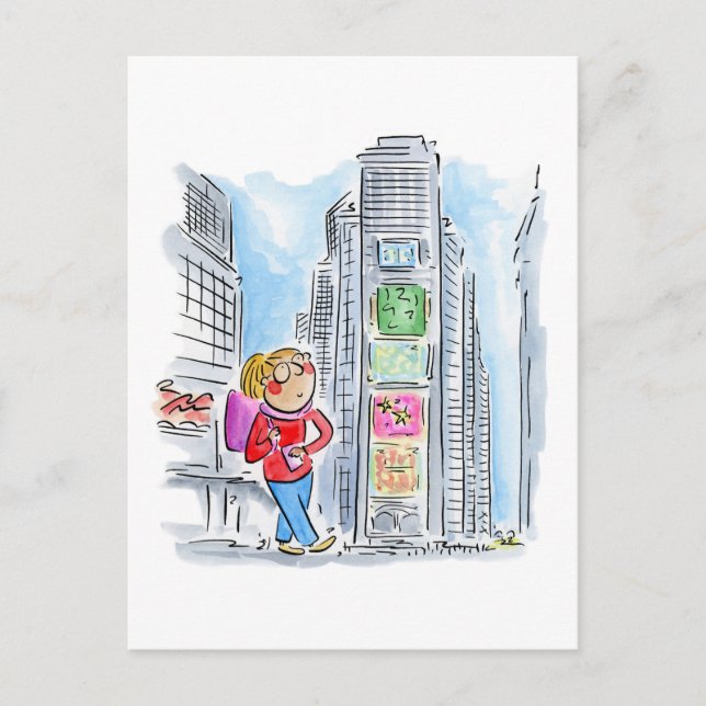 Carte Postale Carré du Times, New York (Devant)