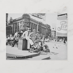 Carte Postale Carré du Times, New York, photo de l'ère 2 de la G