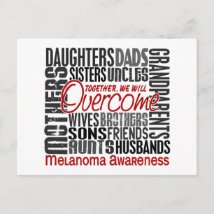 Carte Postale Carré familial Melanoma