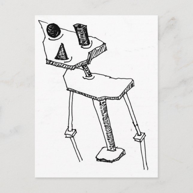 Carte Postale Carré Peg (Devant)