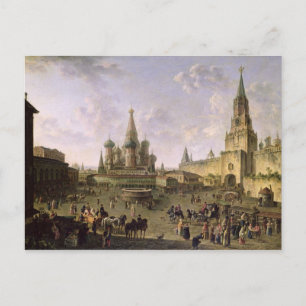 Carte Postale Carré rouge, Moscou, 1801