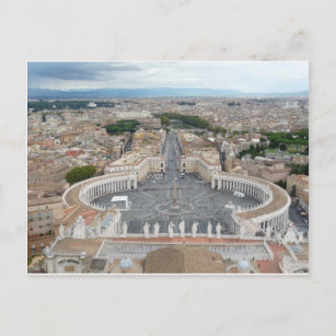 Carte Postale Carré Saint-Pierre Rome Italie