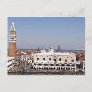 Carte Postale Carré St Marks, Venise Italie