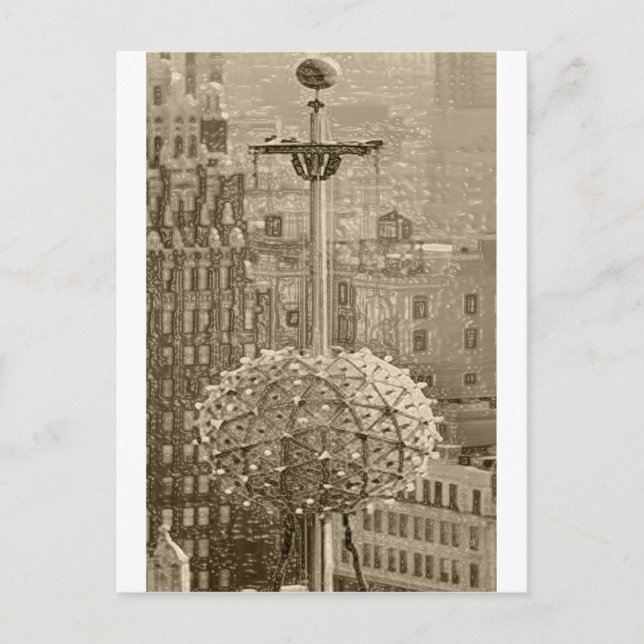 Carte Postale CARRÉ TEMPS vintage (Devant)