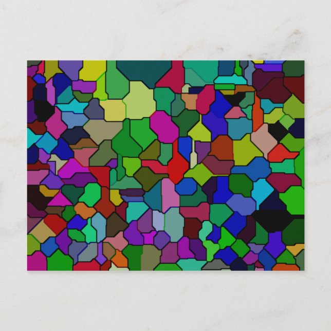 Carte postale Carreaux de blocs de verre (Devant)