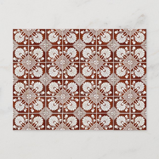 Carte Postale Carreaux de céramique (Devant)