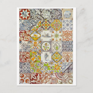 Carte Postale Carreaux de céramique hollandais