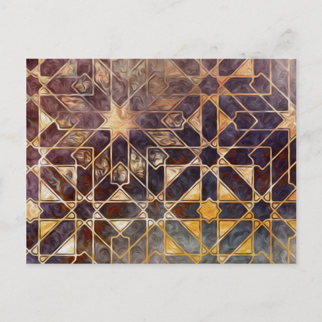 Carte Postale Carreaux mystiques I (Devant)