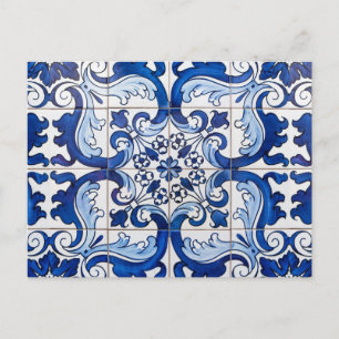 Carte Postale Carreaux portugais azulejo