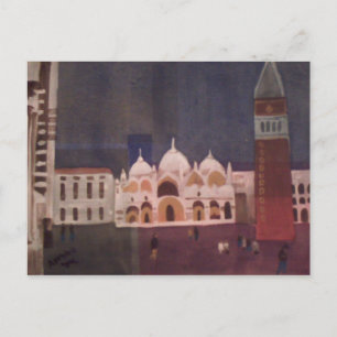 Carte postale carrée de marques de St