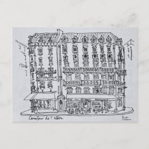 Carte Postale Carrefour de l'Odéon, Saint-Germain-des-Prés