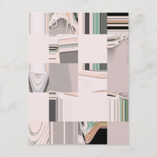 Carte Postale Carrelage d'art Abstrait