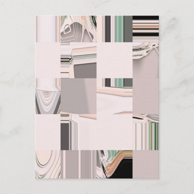 Carte Postale Carrelage d'art Abstrait (Devant)