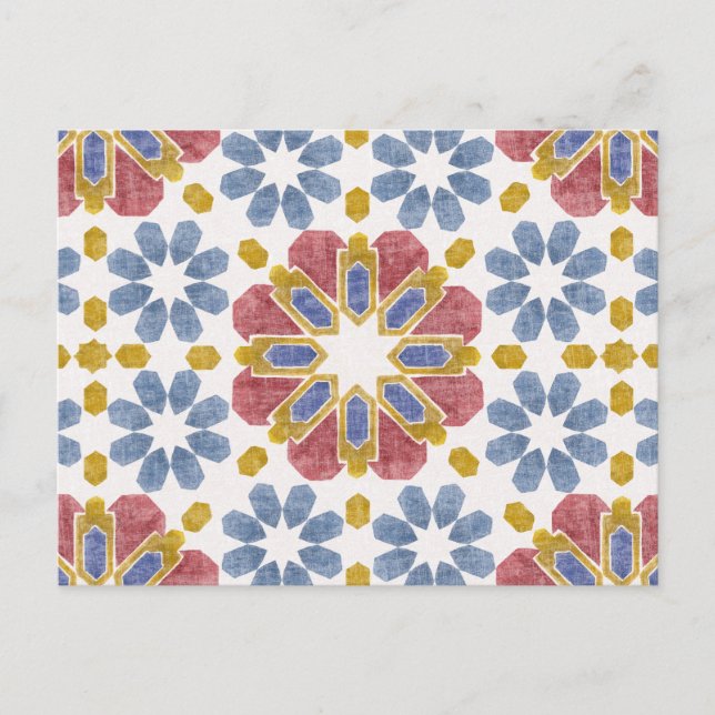 Carte Postale Carrelage marocain (Devant)