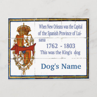 Carte Postale Carrelage Mural Dachshund Personnalisé
