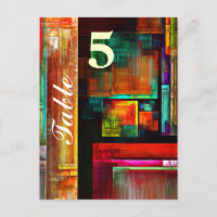 Carrés colorés Motif d'art Abstrait moderne #04