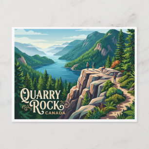 Carte Postale Carrière de roche North Vancouver Canada