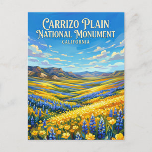 Carte Postale Carrizo Plain National Monument Californie
