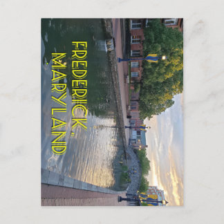 Carte Postale Carroll Creek Frederick Maryland #2