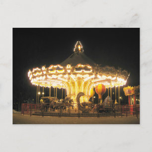 Carte Postale Carrousel de nuit