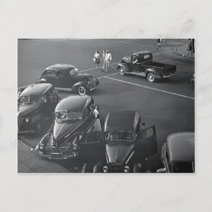 Carte Postale Cars Downtown, 1942