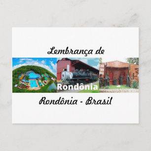 Carte Postale Cartão postal lembrança de Rondônia Brasil