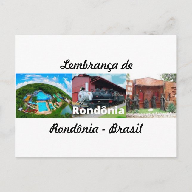 Carte Postale Cartão postal lembrança de Rondônia Brasil (Devant)