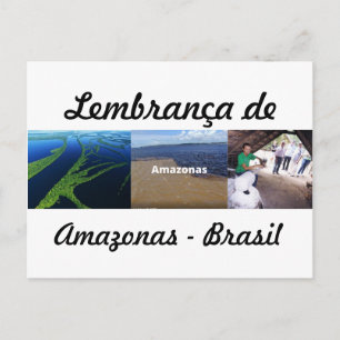 Carte Postale Cartão Postal lembrança do Amazonas